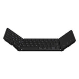 Wireless Folding Keyboard with Touchpad/Numberpad Rechargeable Foldable Bluetooth Keyboard for Tablet Ipad