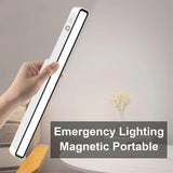 Desk Lamp Hanging Magnetic Table Lamp Led Usb Rechargeable Stepless Dimming Cabinet Closet Wardrobe Night Light