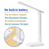 Foldable Table Lamp Led Desk Lamp 3 Type Stepless Dimmable Touch Bedside Reading Eye Protection Night Light USB Chargeable