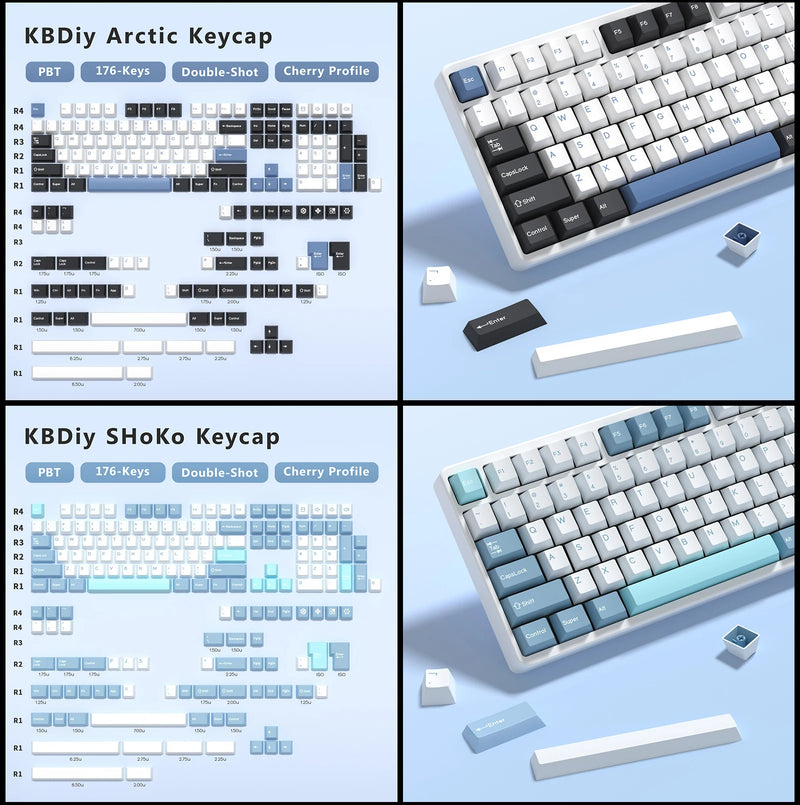 Botanical Mechanical Keyboard Kit Gaming Point Retro GMK67