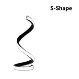 White RGB Led Table Lamp Dimmable USB Night Light Spiral Snake Desk Reading Book Light Office Bedroom Decoration Button Switch