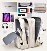 Waterproof Carry-On Sized Travel Backpack with Laptop Sleeve