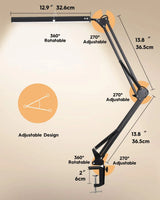 10W LED Desk Lamp with Clamp