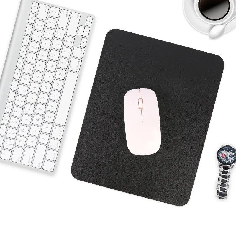 Small PU mouse pad Non-Slip Gaming Desktop Leather Mouse Pad Waterproof Anti-Scratch Easy To Clean Mat For PC Laptop Desktop