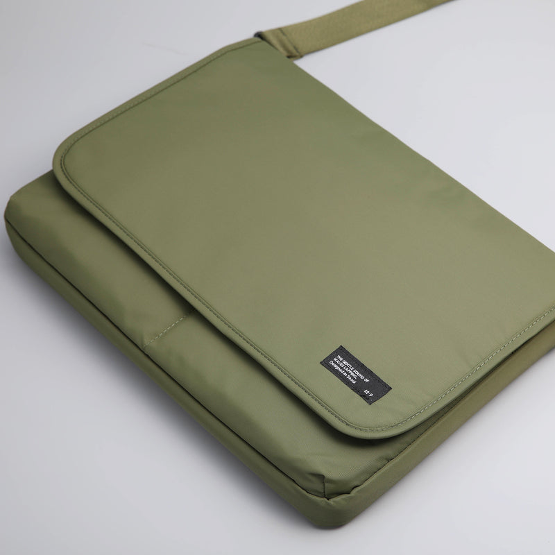 15.6/16 inch Laptop Sleeve Padded Shoulder Bag Travel Carry Case LATO KHAKI