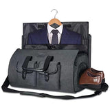 Compact Travel Suit Storage Bag - Foldable - Black