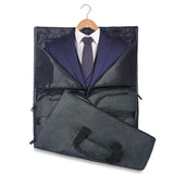 Compact Travel Suit Storage Bag - Foldable - Black