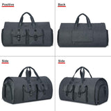 Compact Travel Suit Storage Bag - Foldable - Black